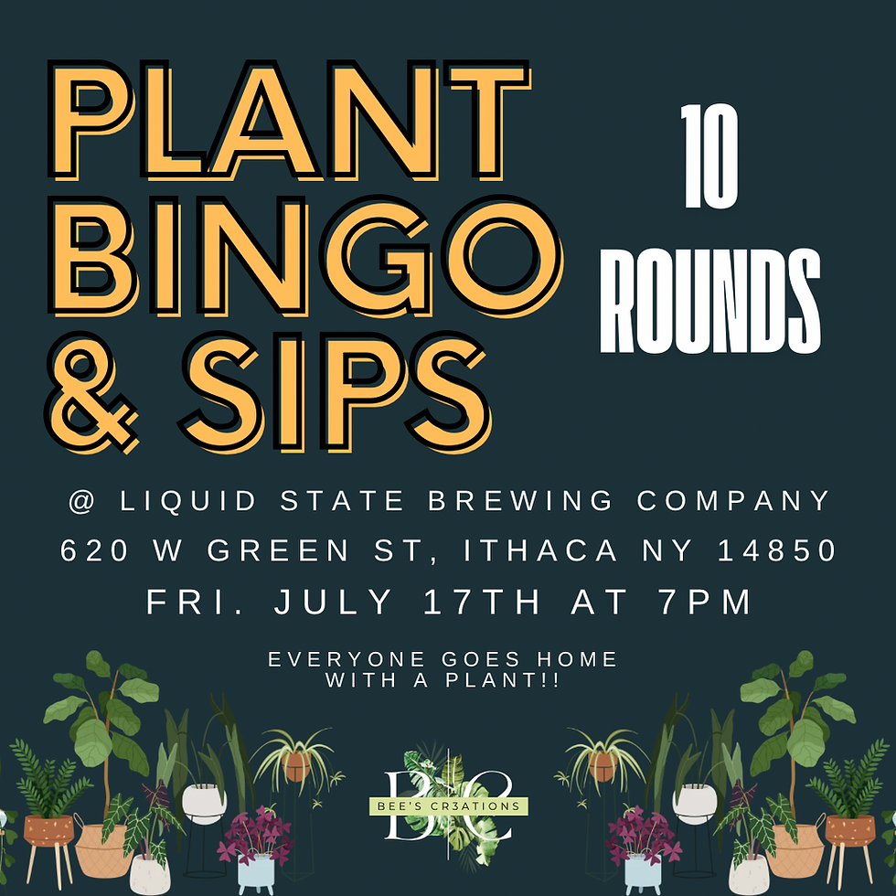 Plant Bingo and Sips