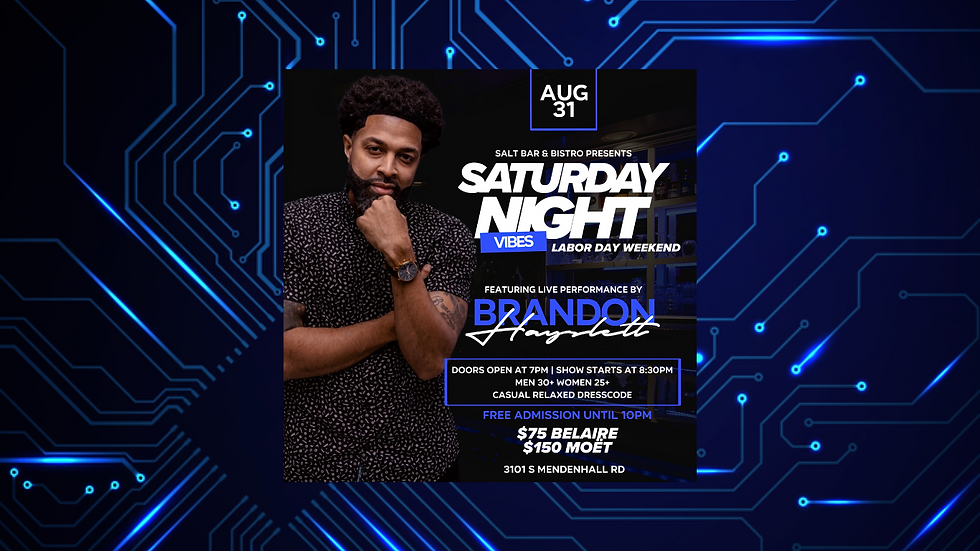 Brandon Hayslett Live Event