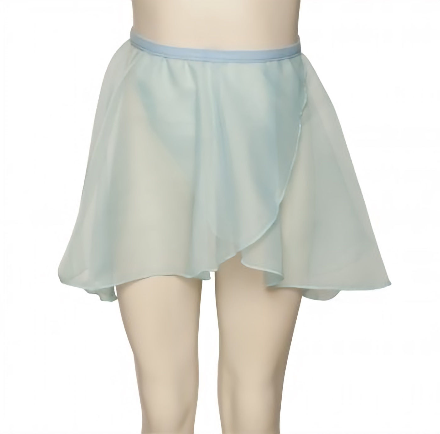 Pale Blue Chiffon Dance Skirt