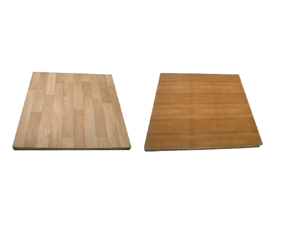 Piso de madera 100x100x7