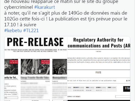 Cyber-attaque au Sénégal : Le groupe de hackers Karakurt menace de divulguer des données de l'ARTP.