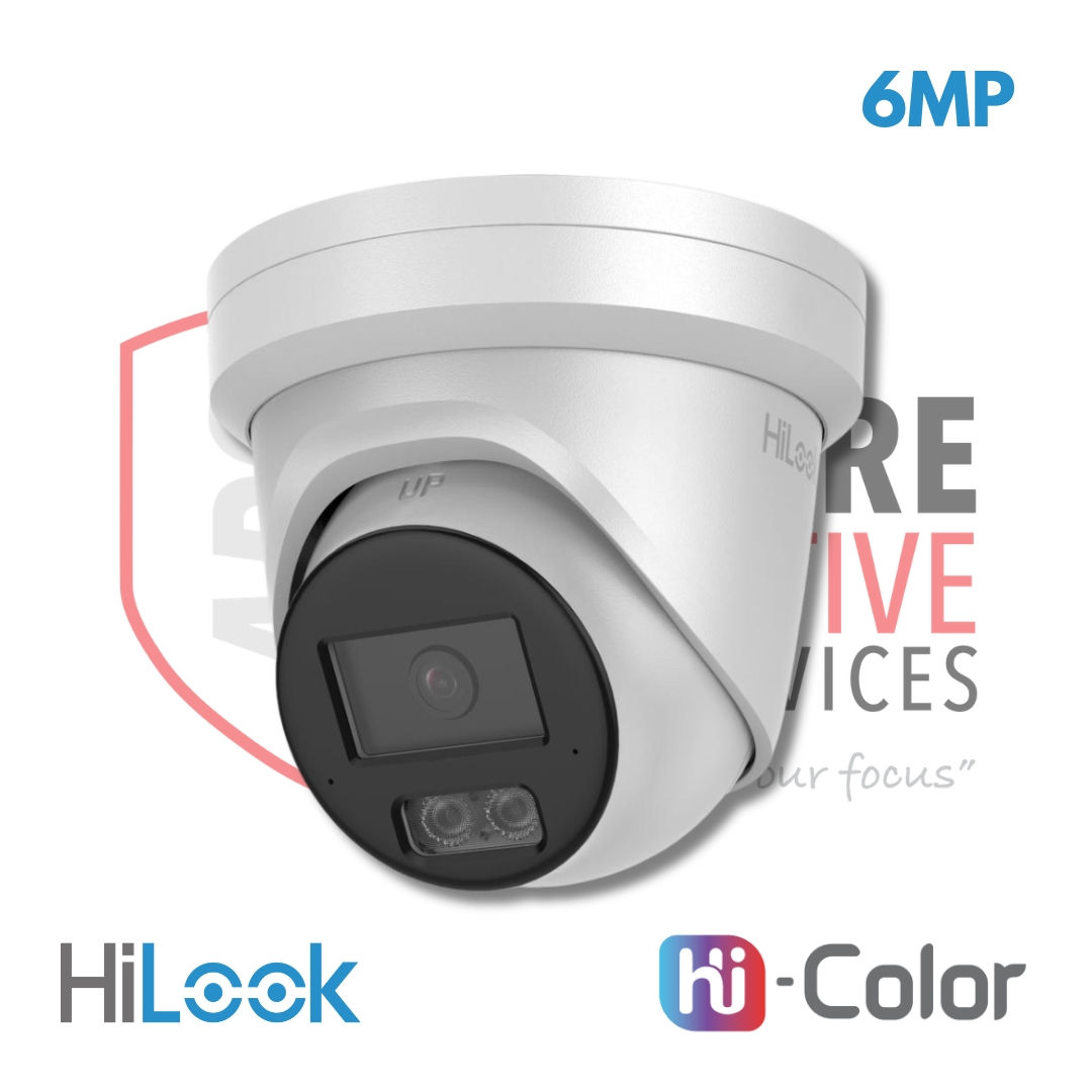 HiLook 6MP Hi-Color Turret Camera