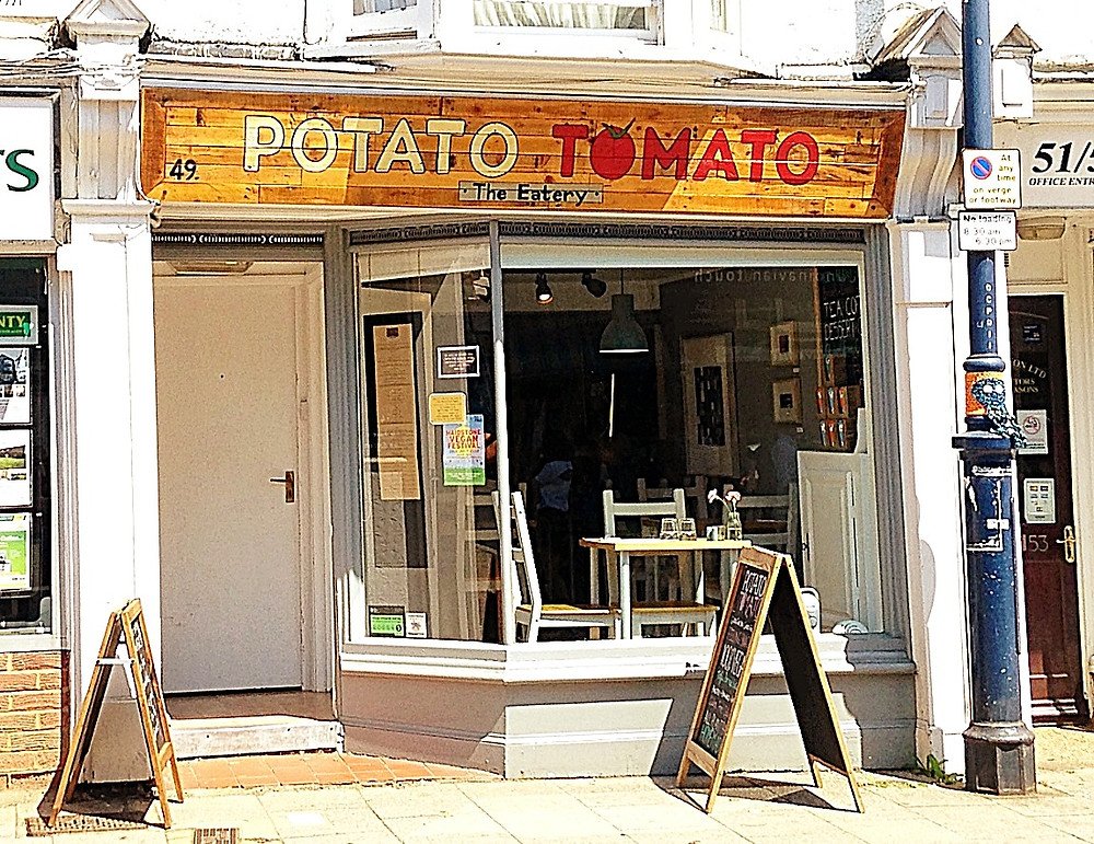streeet view of Potato Tomato restaurant