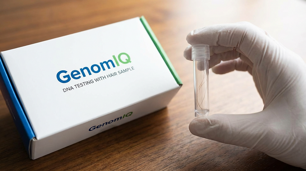 DNA Test With Hair Samples: A Complete Guide to GenomIQ’s Advanced DNA Wellness Testing