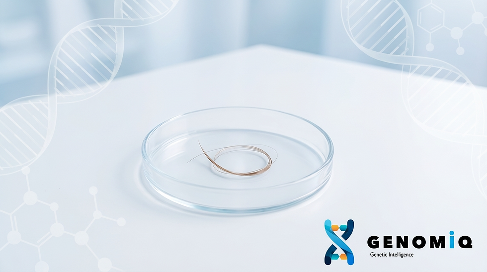 IS HAIR ENOUGH FOR DNA TESTING? A COMPLETE GUIDE THROUGH GENOMIQ HAIRIQ