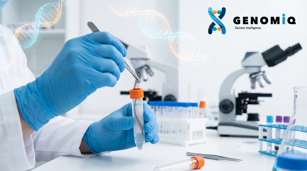 Home DNA Test Using Hair: The Science Behind GenomIQ DNA Wellness