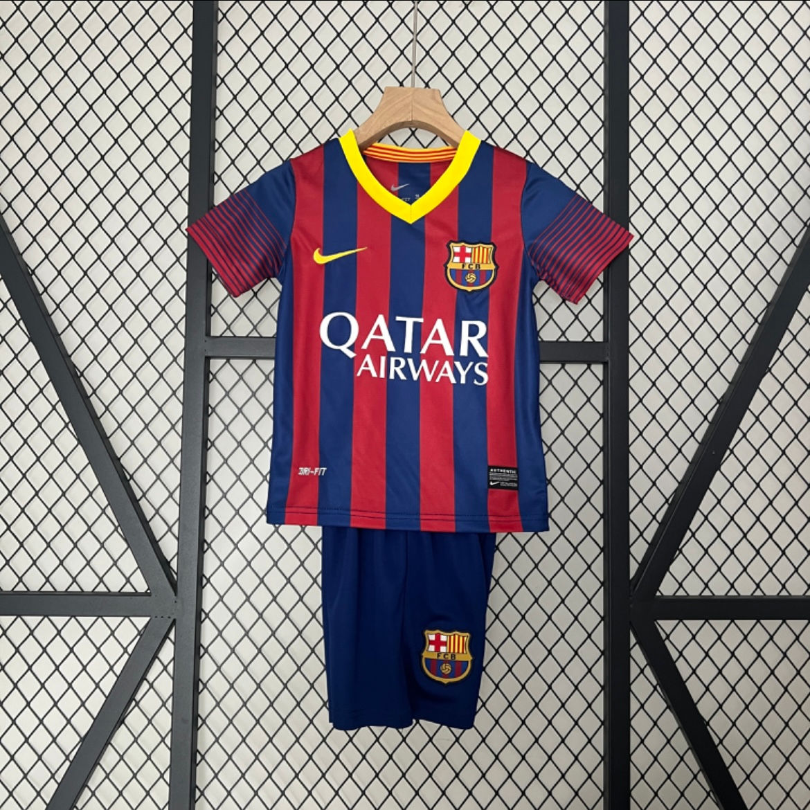 Barça 13/14 Retro Kids Home Kit