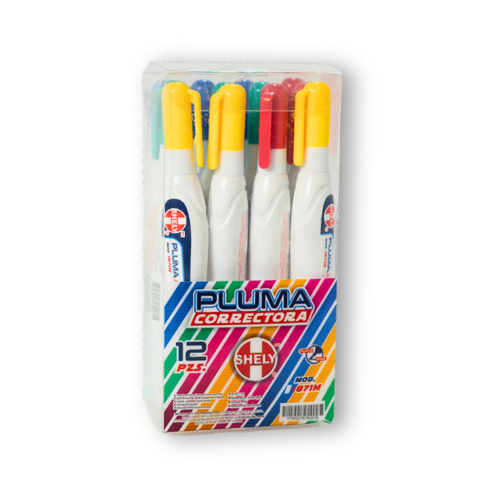 Miniatura: PLUMA CORRECTORA 7 ml. 12 PZS MOD.:1871M