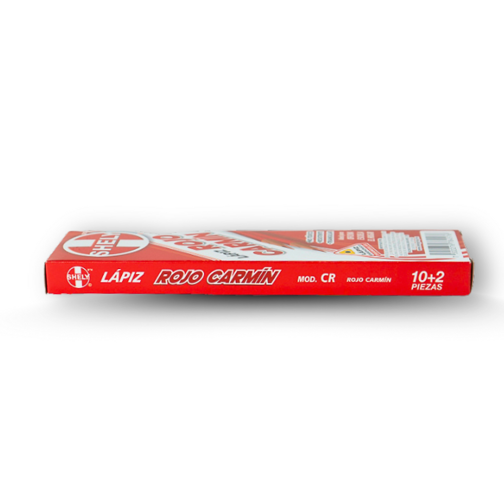 Miniatura: LÁPIZ ROJO CARMÍN MOD. CR 10+2 PIEZAS