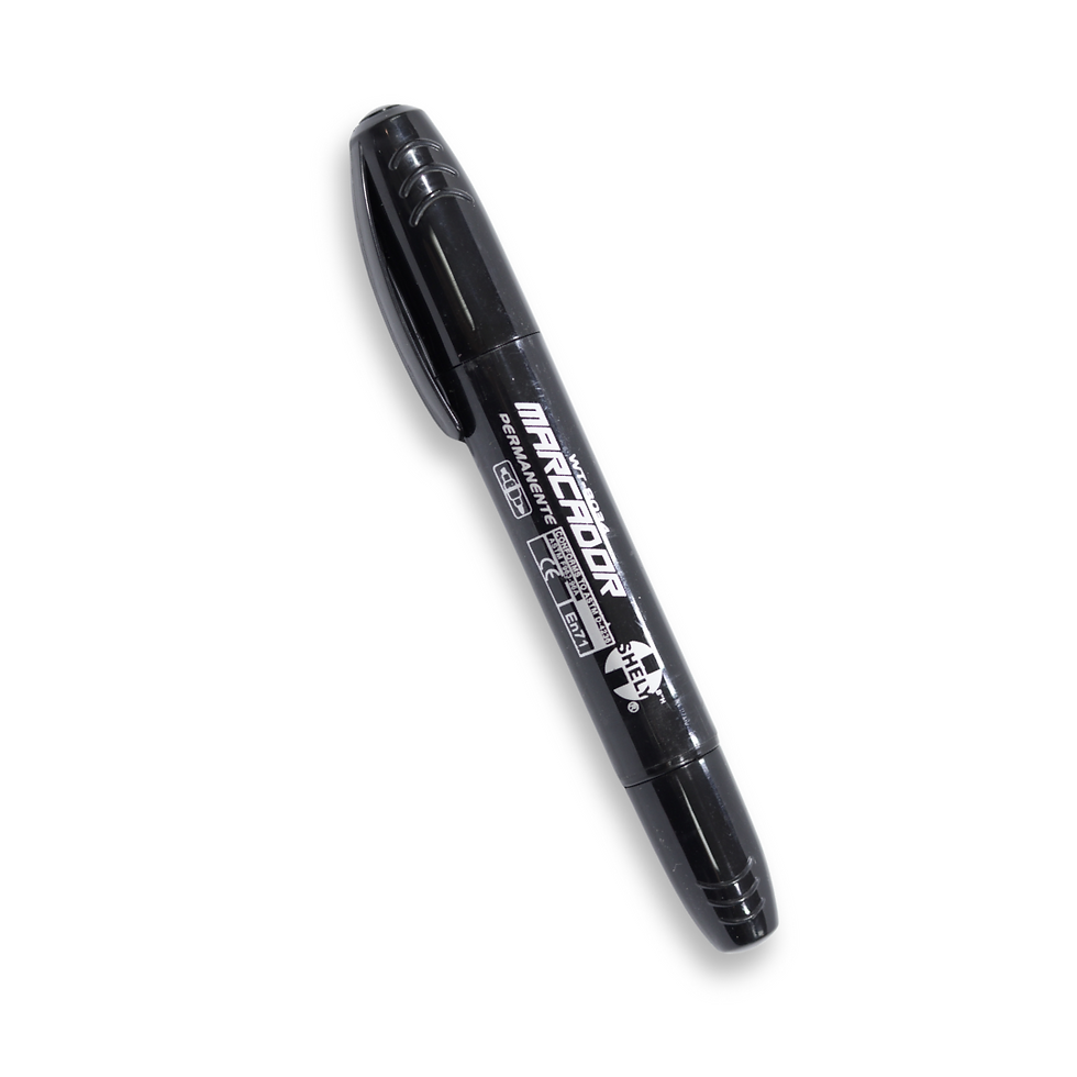 Miniatura: MARCADOR PERMANENTE DOBLE PUNTA Mod.:WT-8034 12 PZS