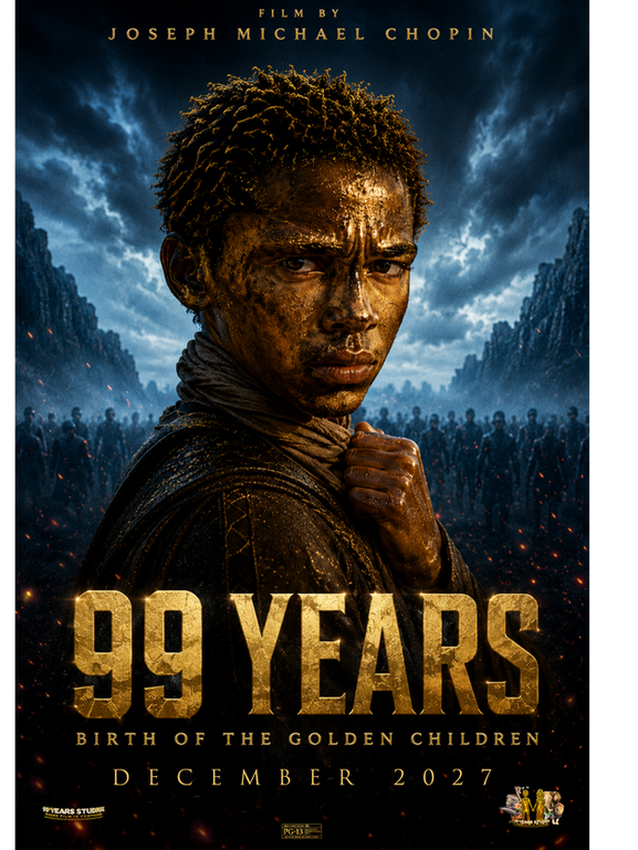 Birth of The Golden Children movie poster showing the golden boy.