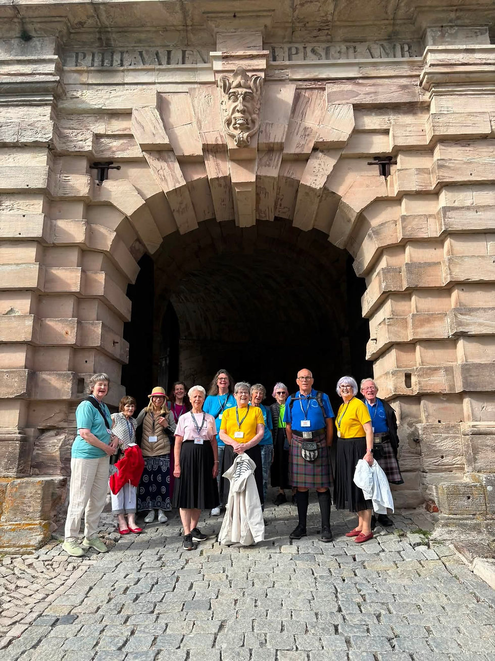Group photo at the Fortress