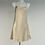 Thumbnail: gold square neck backless silver crystals 10-12 M