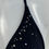 Thumbnail: black metallic rainbow crystal bikini L