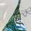 Thumbnail: Green world bikini with sarong and rainbow of crystals L