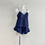 Thumbnail: navy frilly statement crystals pyjama set S