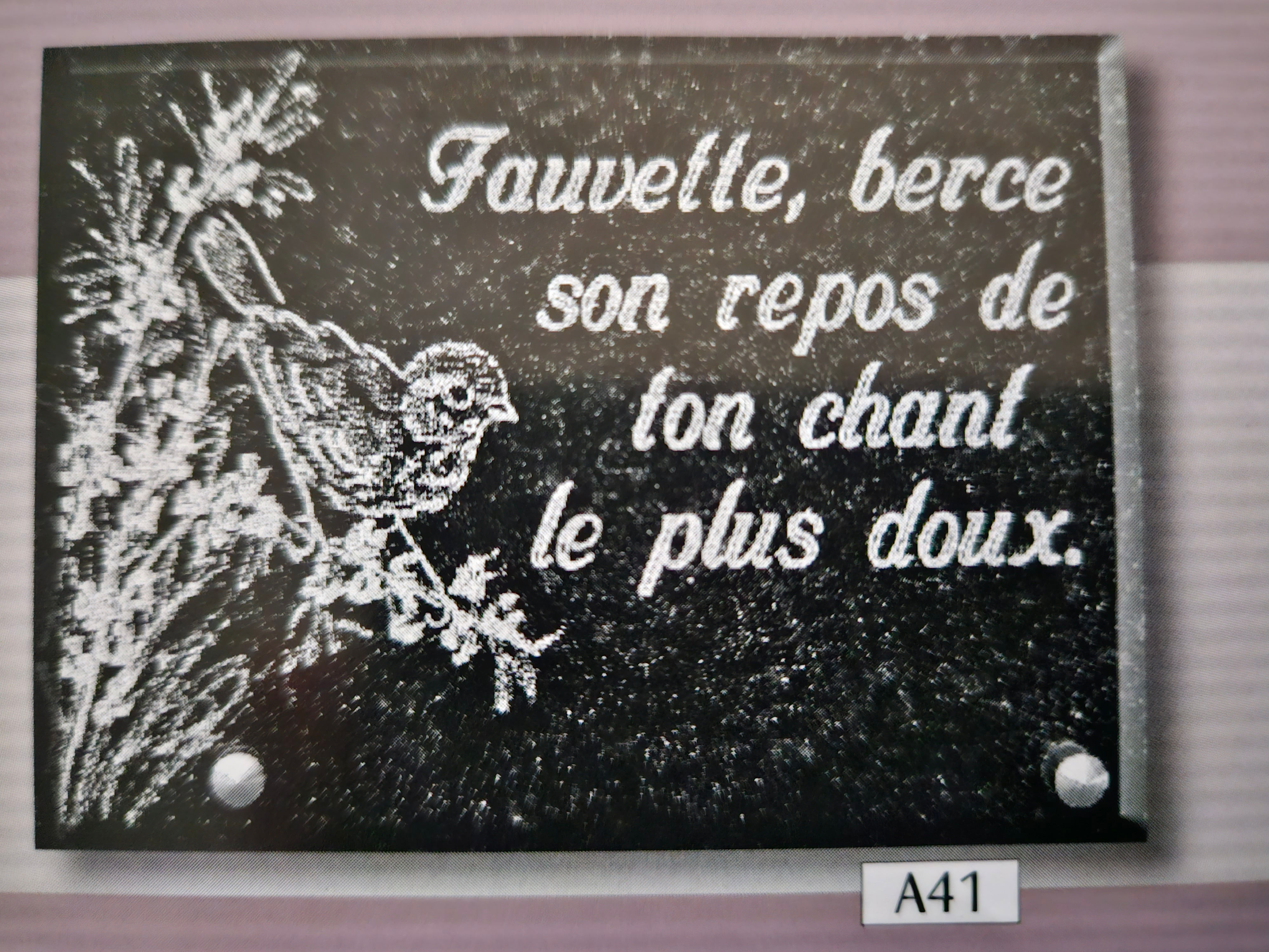 Plaque marbre (PLA41)