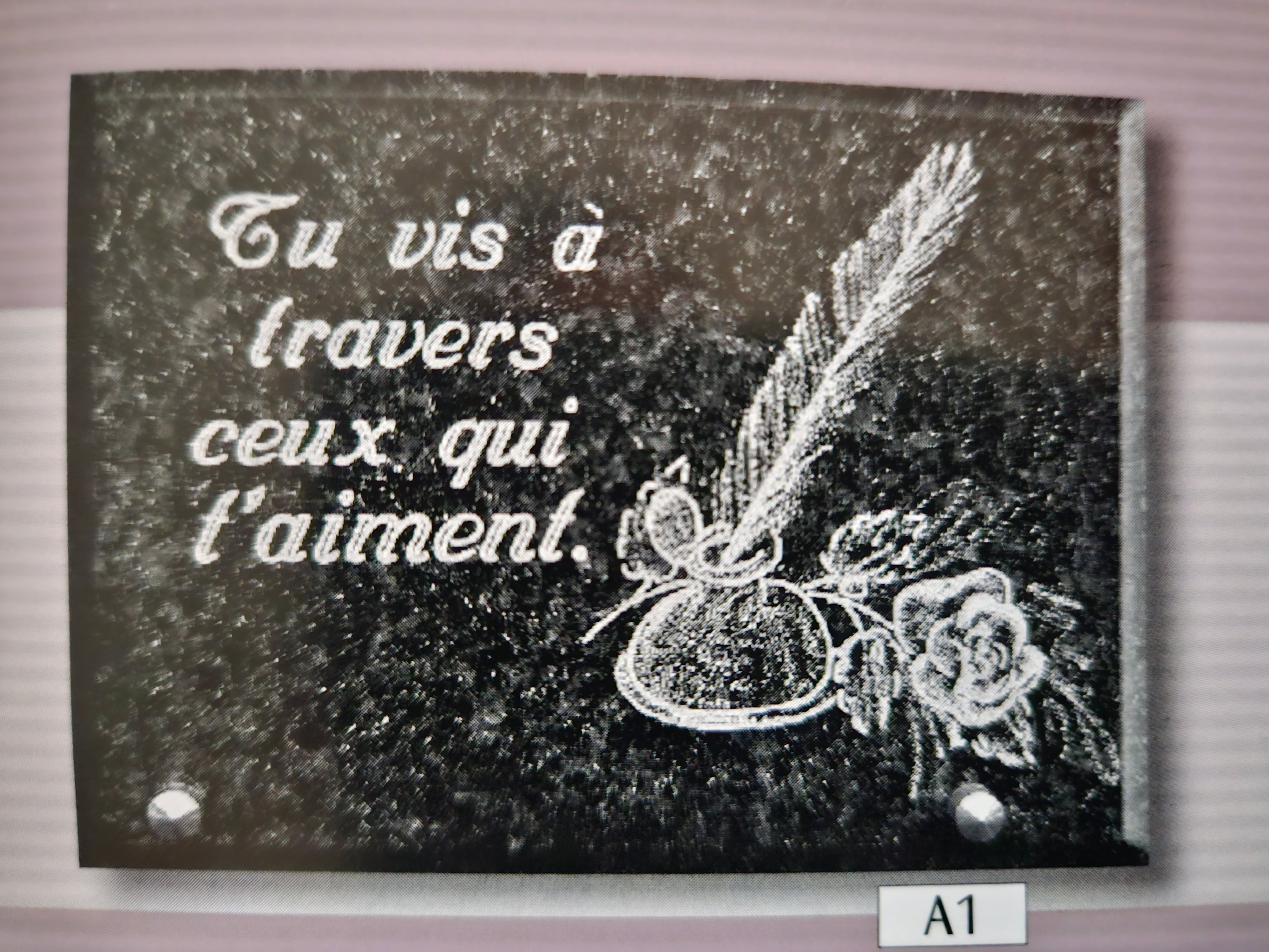 Plaque marbre (PLA1)