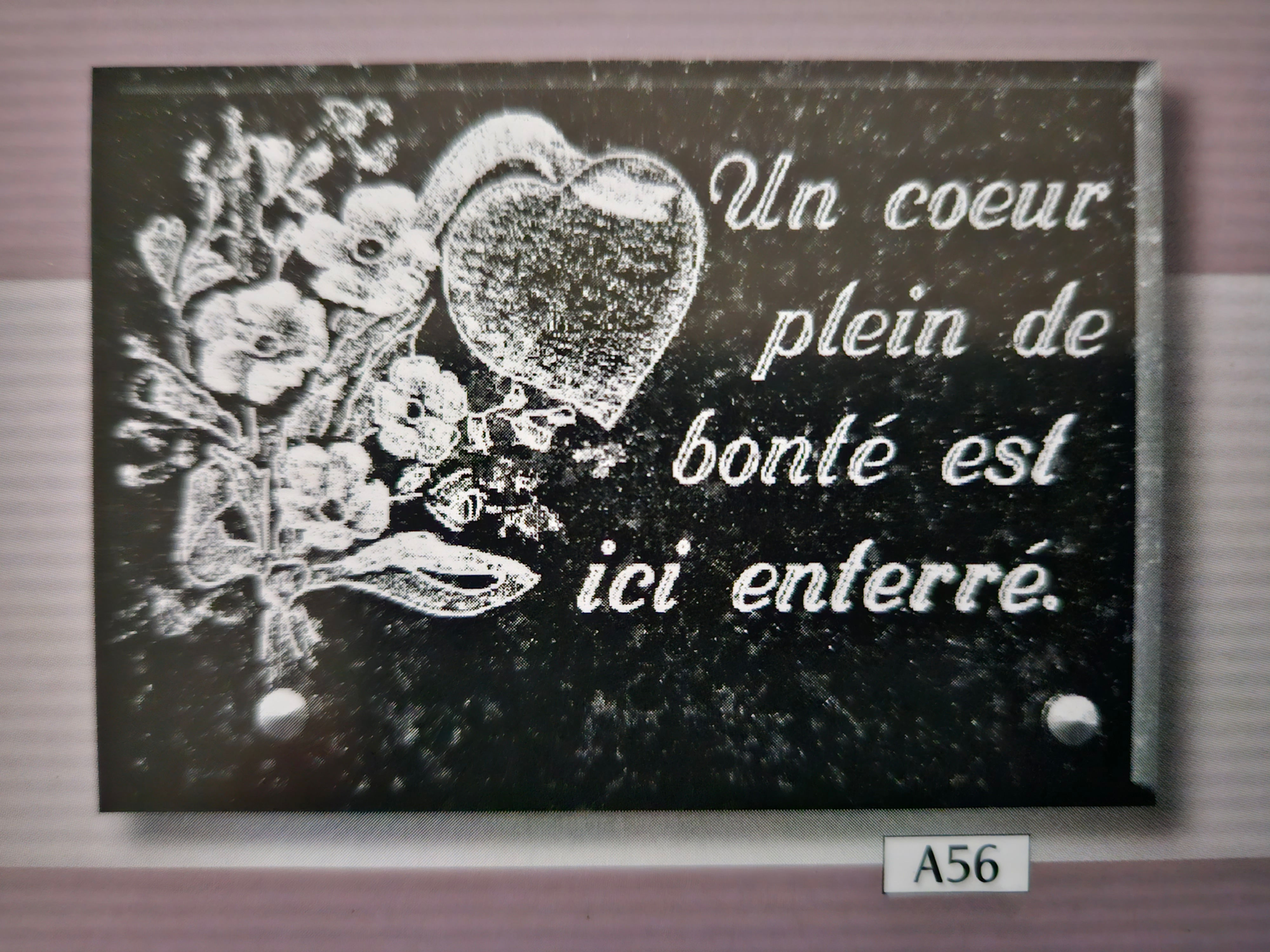 Plaque marbre (PLA56)