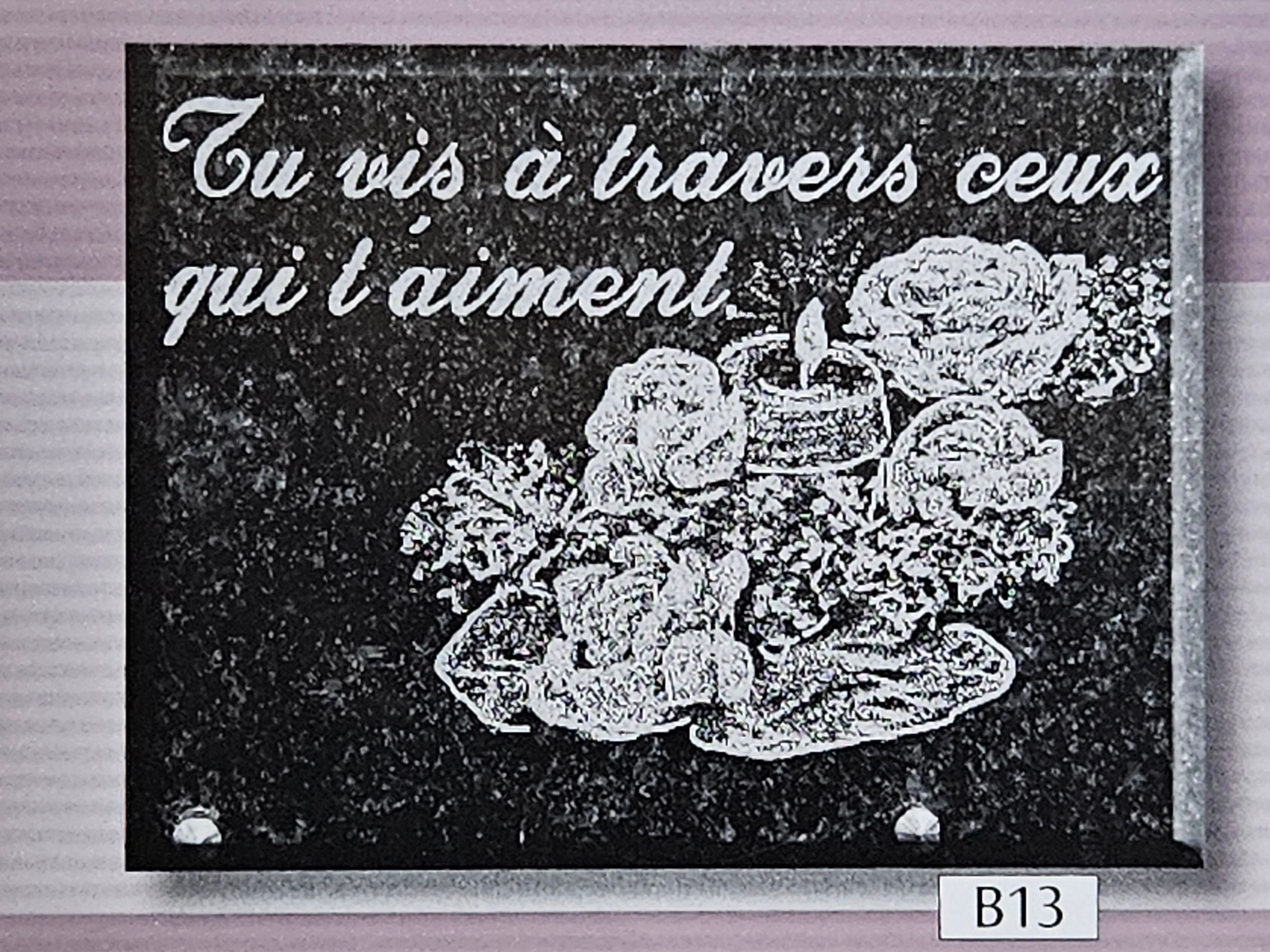 Plaque marbre (PLB13)