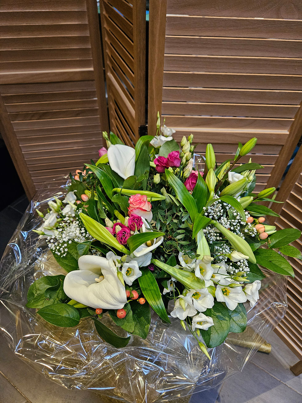 Miniature : Bouquet Blanc/Rose (BOU067)
