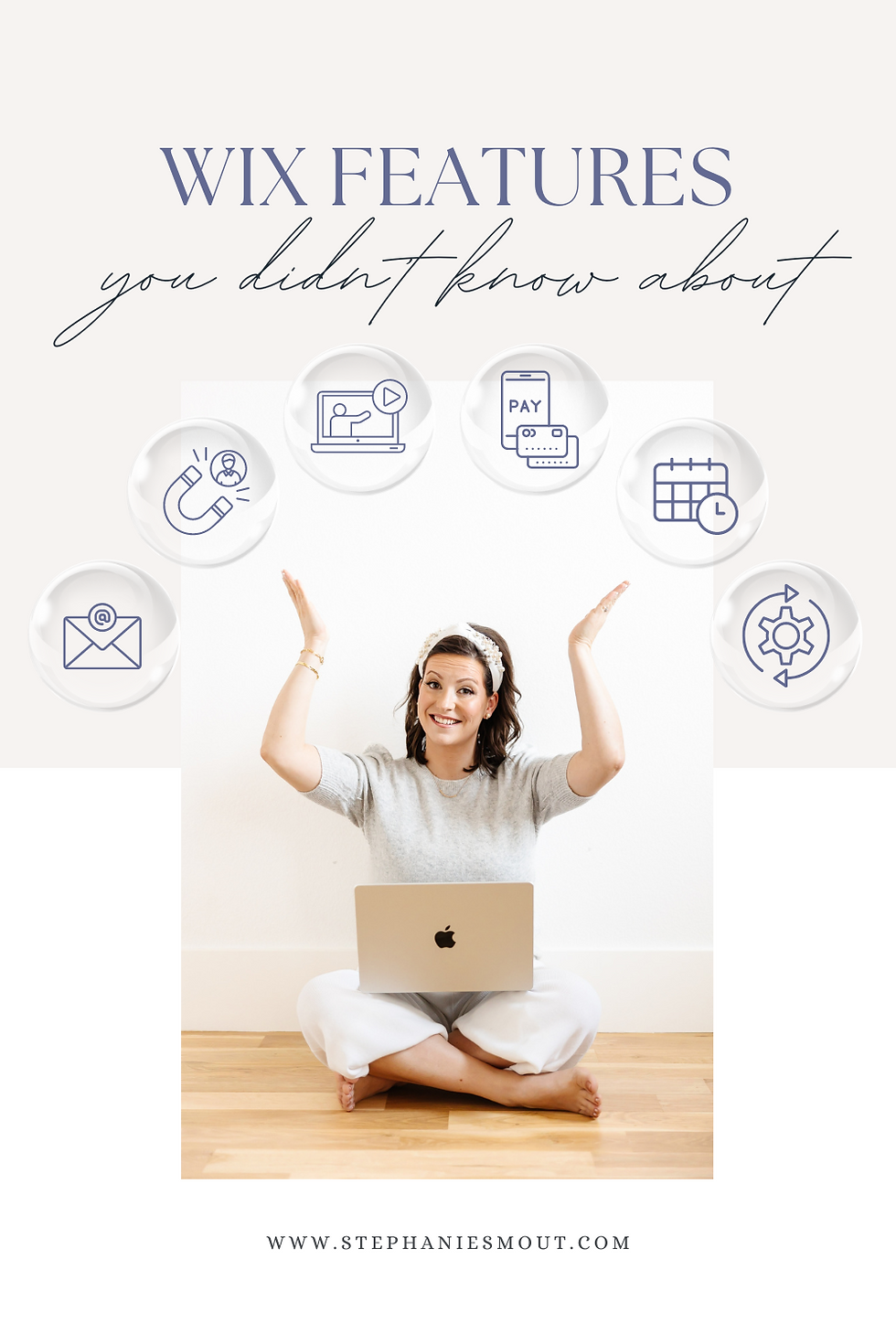A web designer with laptop on her lap
