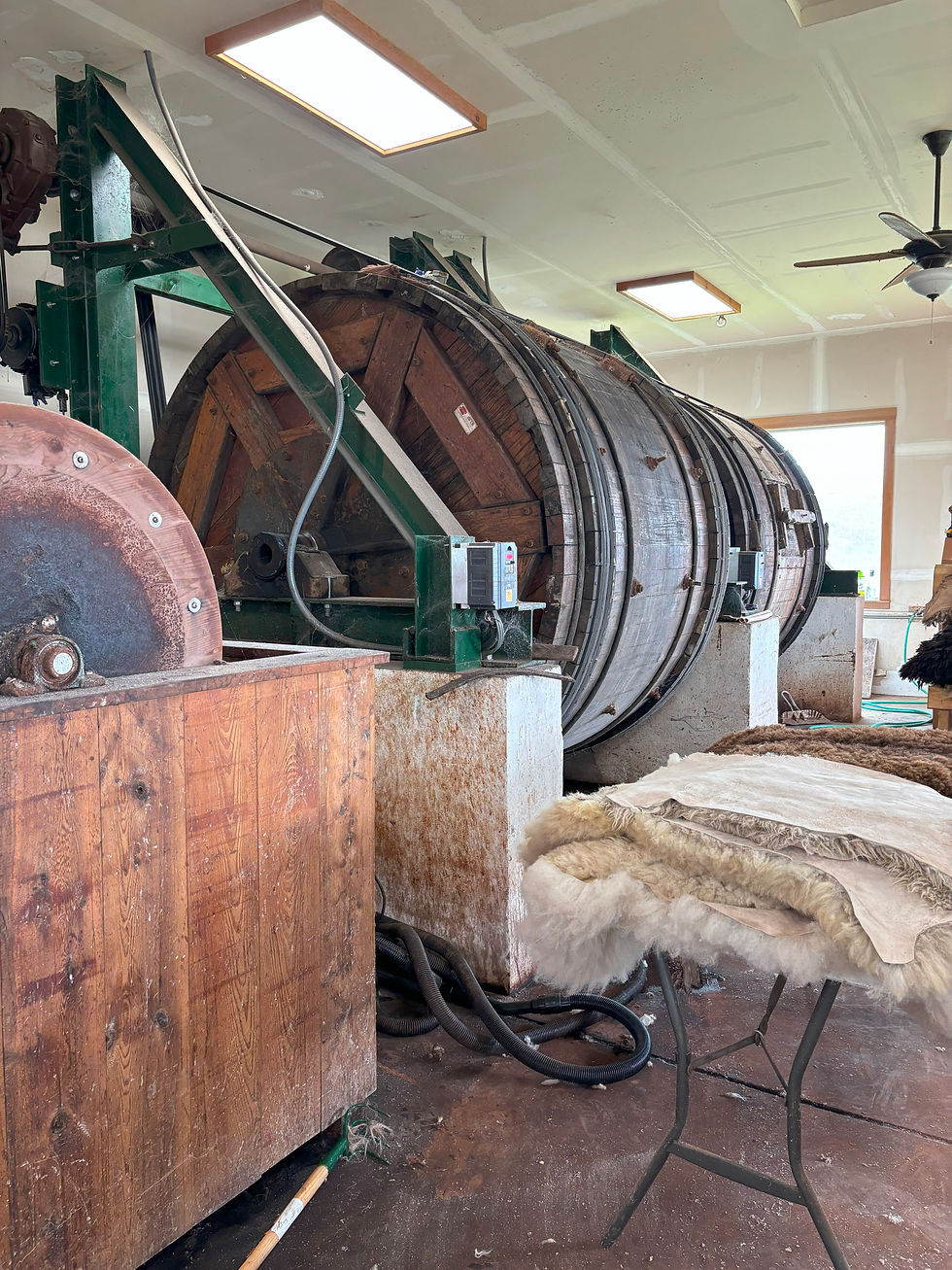 Traditional Tanners, run by Matt Richards in Oregon, USA