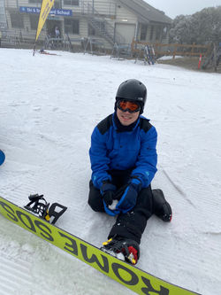 Snowboarding at Mt Buller