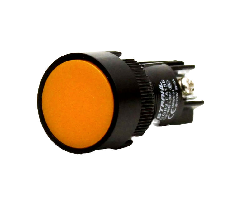 Miniatura: botão de comando amarelo