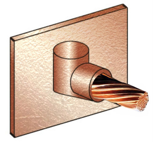 Miniatura: Conexões exotérmicas cabo-cabo em superficie