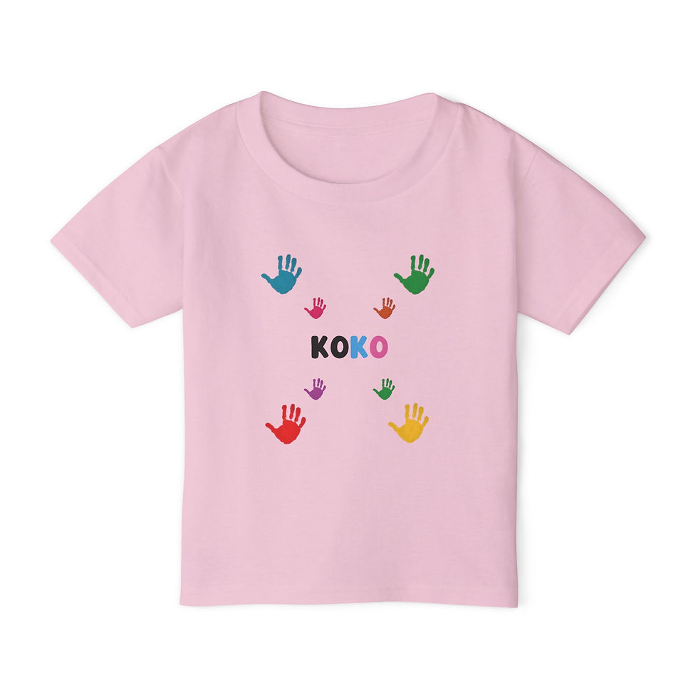Thumbnail: KOKO Colorful Handprint Toddler Tee