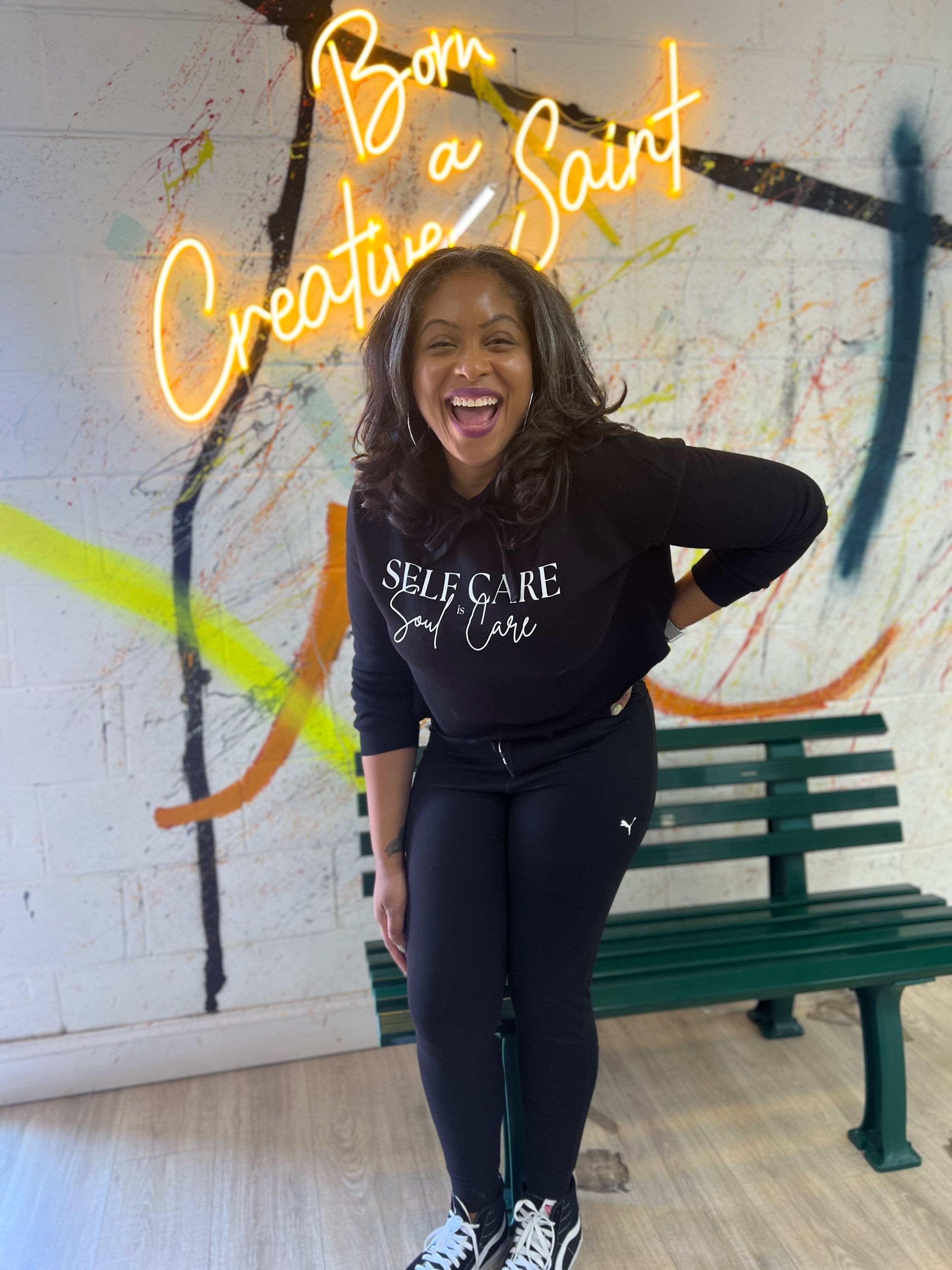 Self Care is Soul Care (cropped sweatshirt)