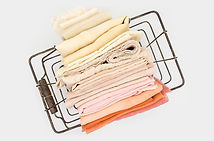 Topview of Folded Scarves