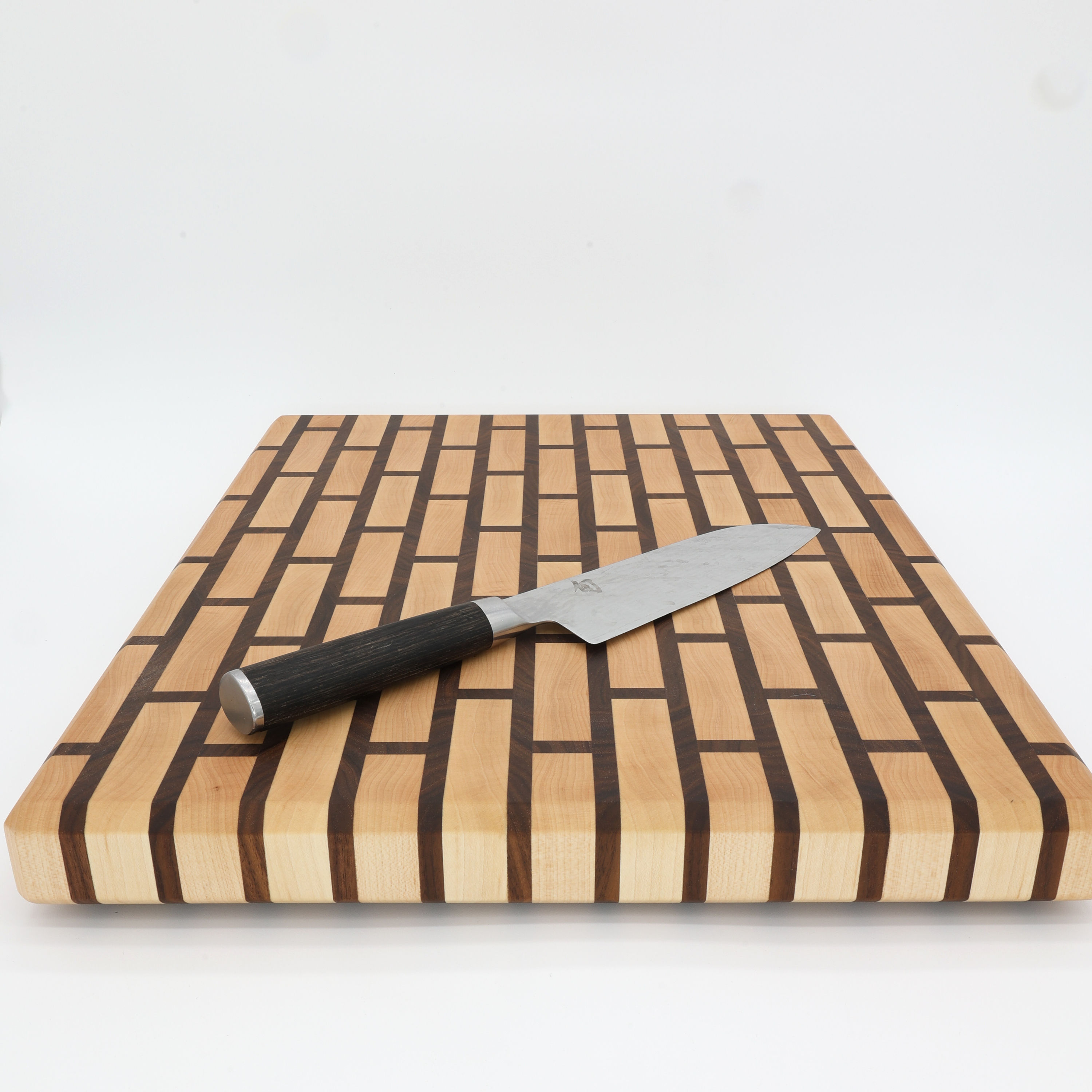End Grain Chopping Board - Brick Pattern