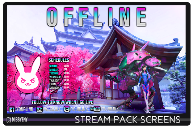 Thumbnail: Stream Pack | Overwatch Dva