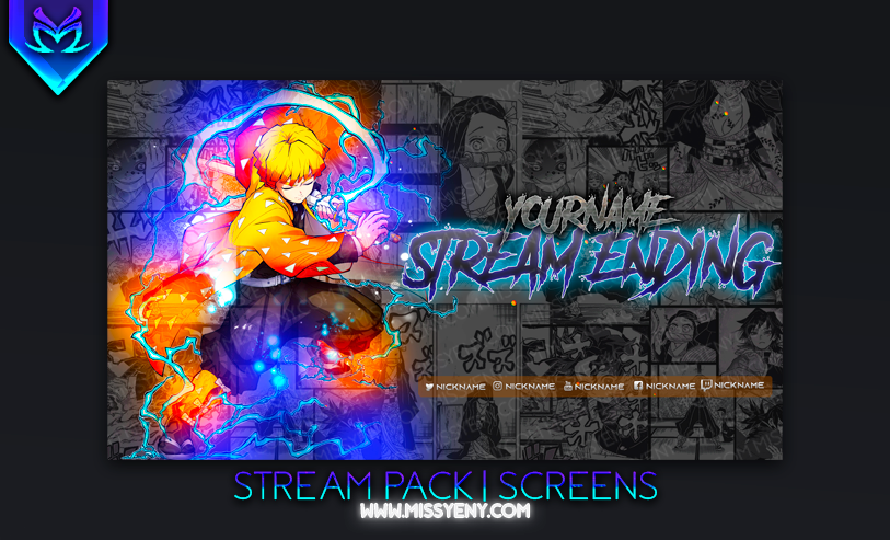 Thumbnail: DEMON SLAYER | STREAM PACK SCREENS
