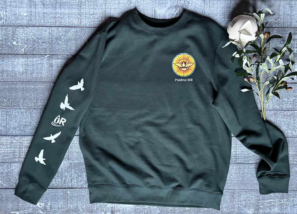 Thumbnail: In God's presence green sweatshirt by iRefresh