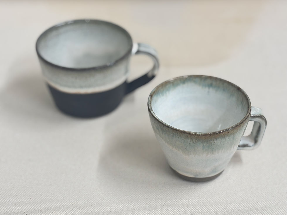 Close-up view of a beautifully crafted ceramic vase