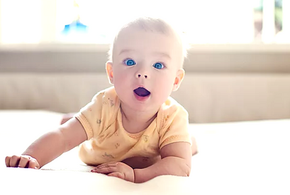 Baby with happy smile