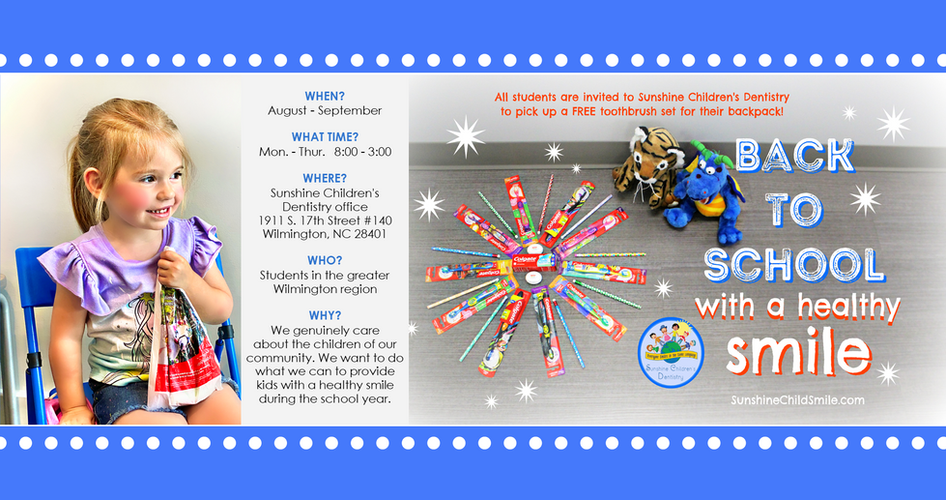 βοΈππ FREE Smile Swag Bag for Back to School - Kids invited to get a FREE Toothbrush Set!