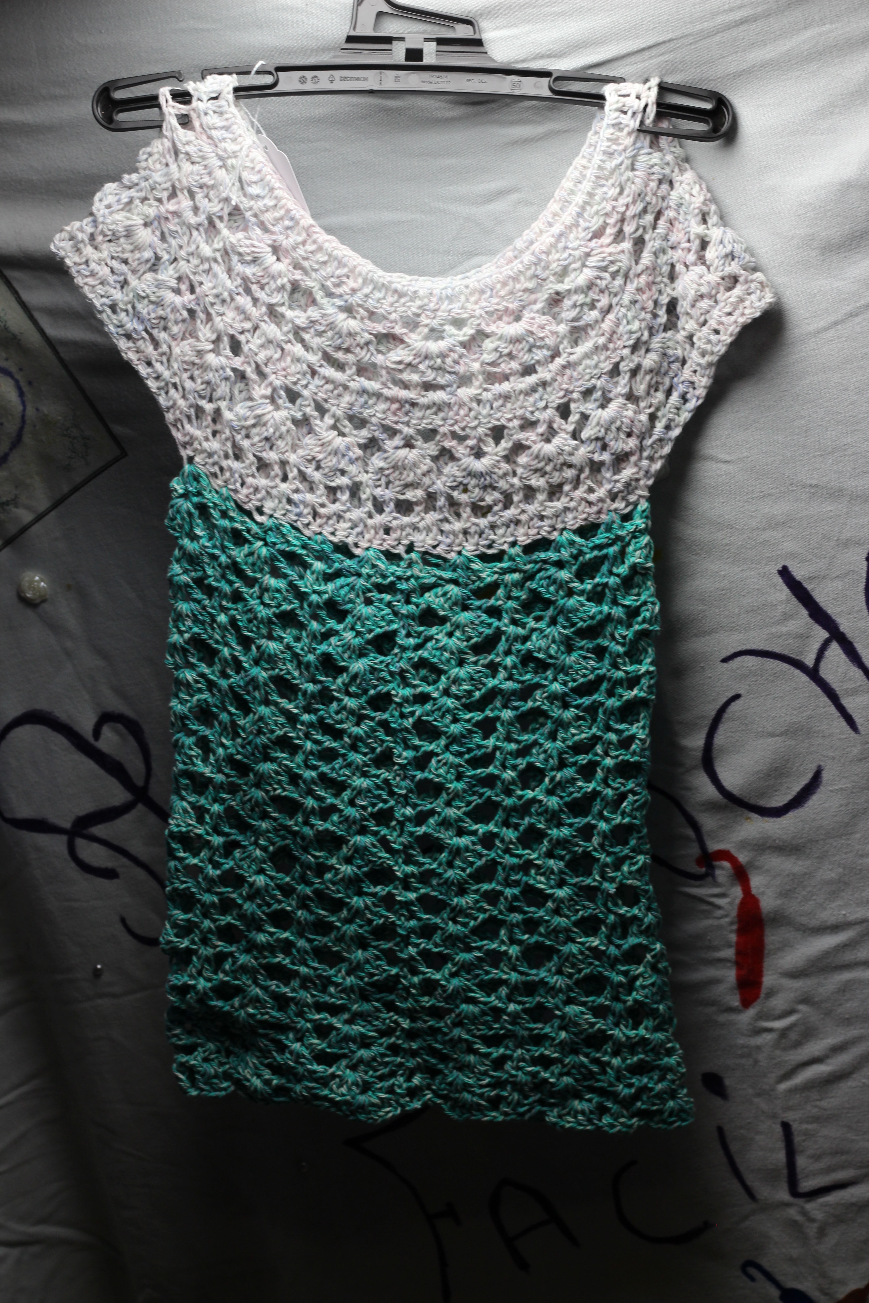 đź‘—Robe vert bleu