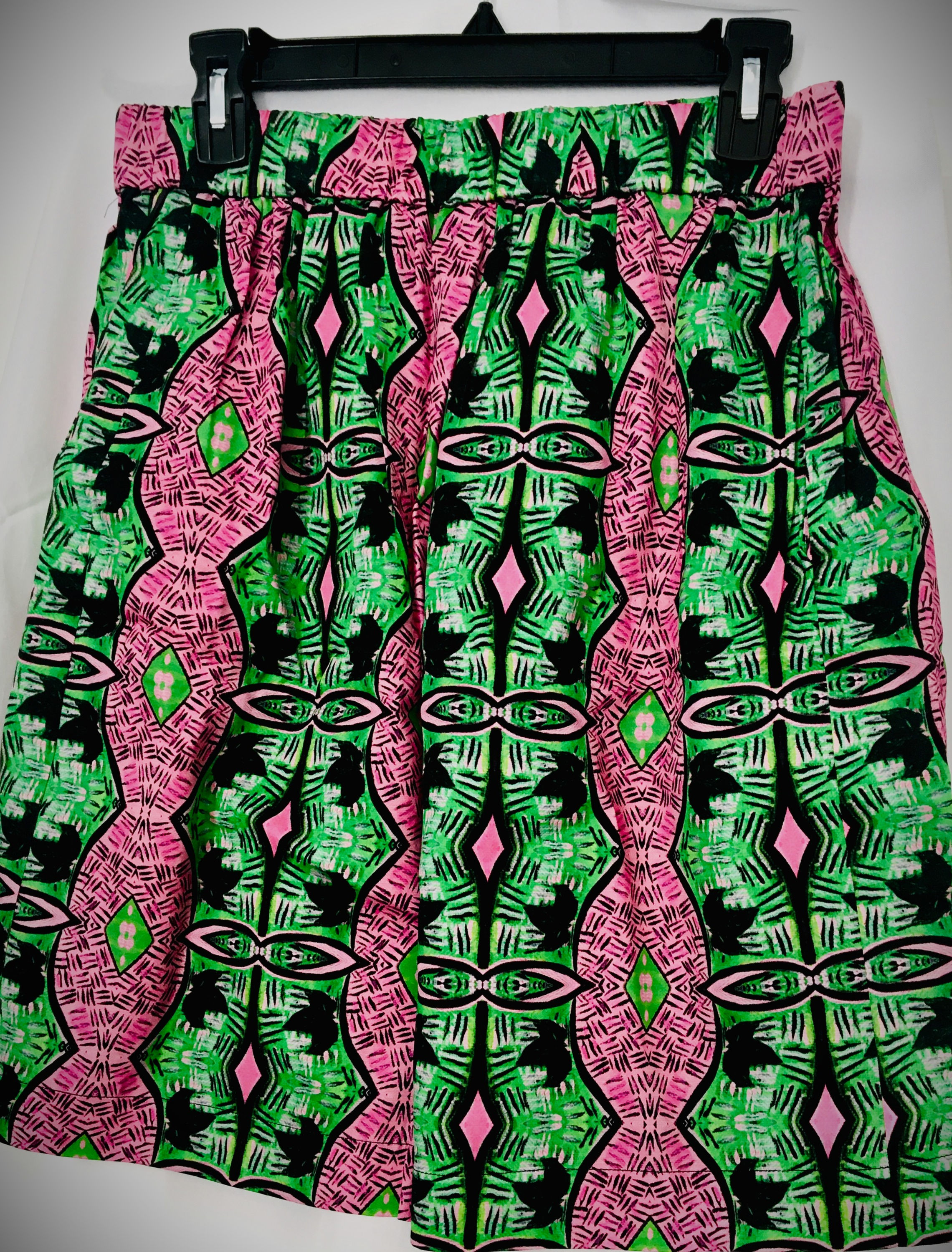 Heritage Print Short skirt with pockets (Clearance)