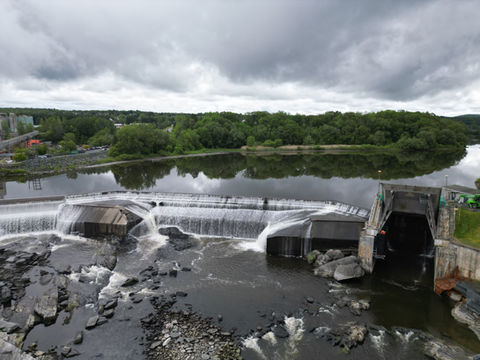 Concrete dam repair, Hydroelectric power, Kruger energie, dam, spillway