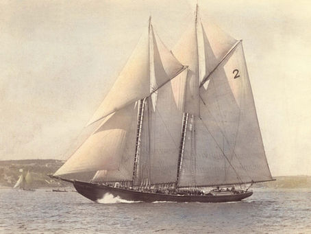 picture of the bluenose schooner