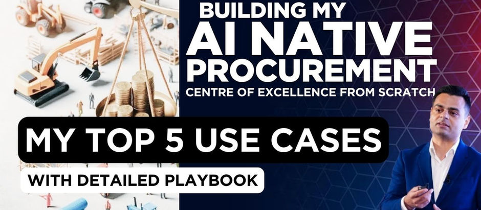 Building an AI Native Procurement Centre of Excellence: A Complete Playbook for CPOs