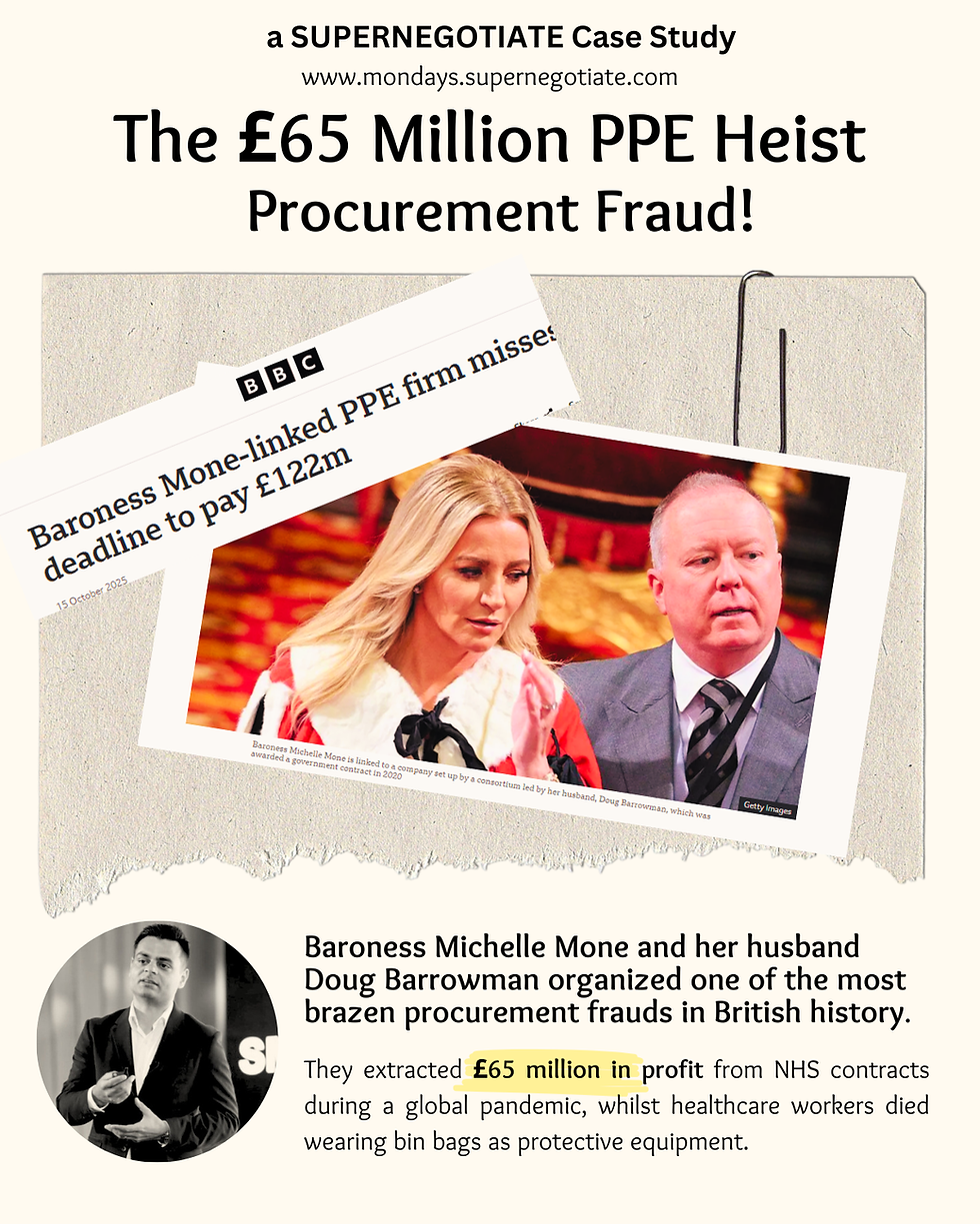 The £65 Million PPE Heist : Procurement Fraud Case Study