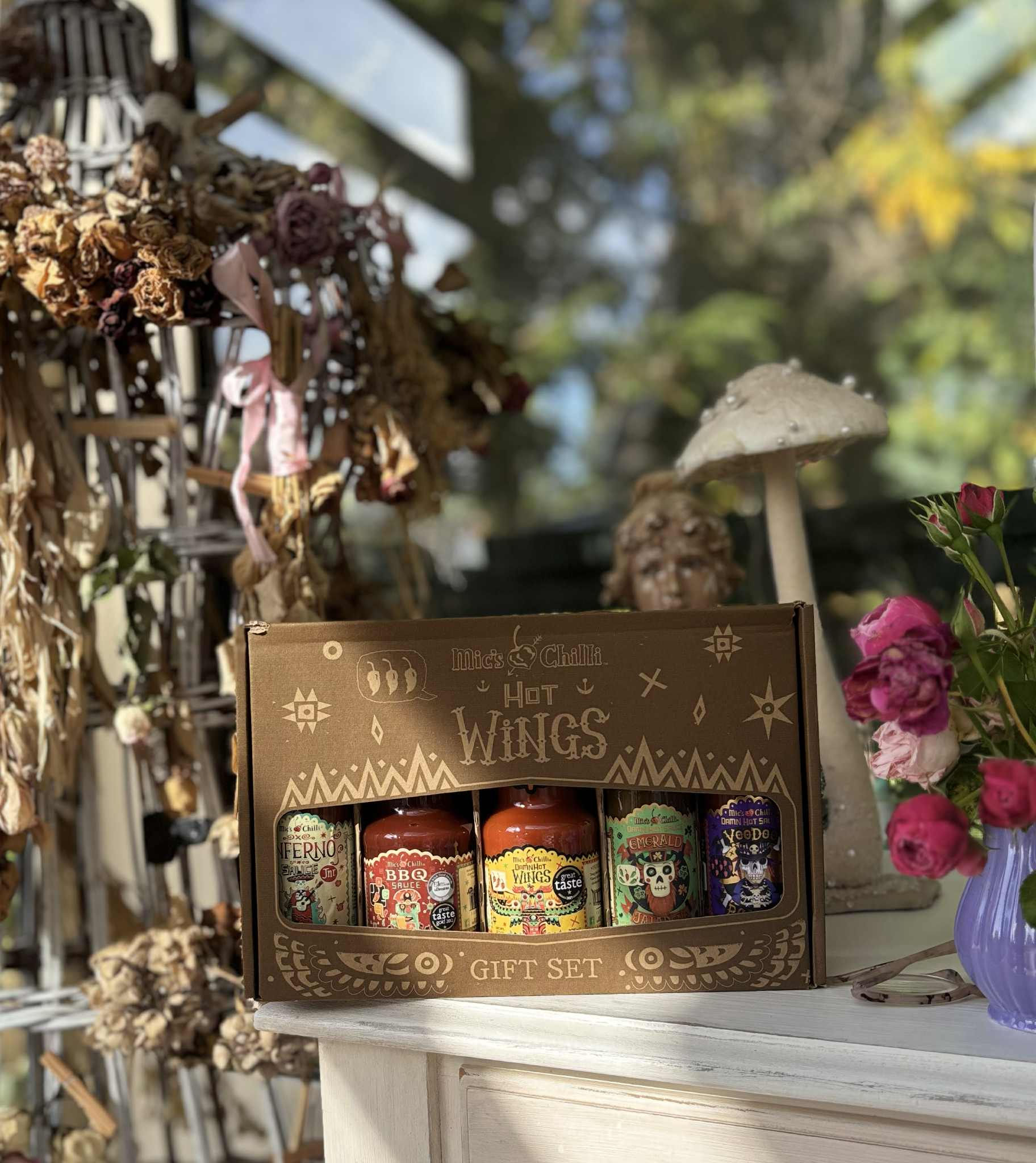 Coffret 4 sauces Mic's Chilli - hot wings