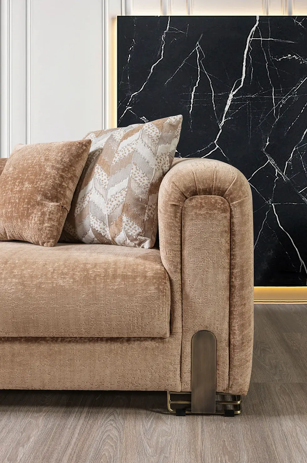 Thumbnail: Brenda Boucle Sofa-Loveseat
