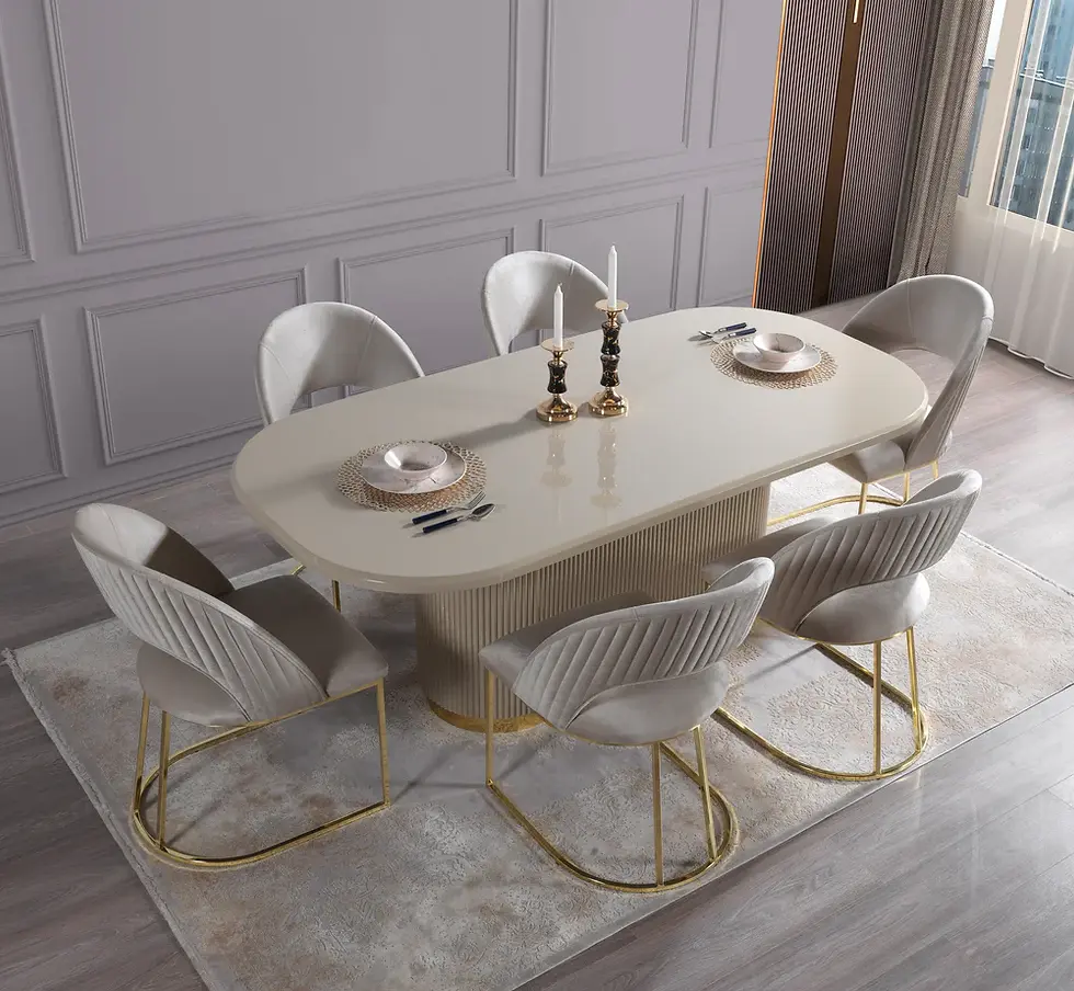 Thumbnail: Milena Dining Set 7pc
