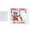 Thumbnail: grill, chill, and kill (my liver) 4th of july mouse pad design, mouse pad design